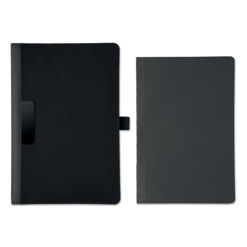 Portfolio A5 z notatnikiem Czarny MO3211-03 (5)