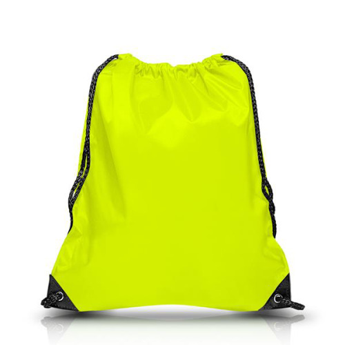 P-210D Plecak ściągany sznurkiem Fluorescent Yellow IP31018272 (1)