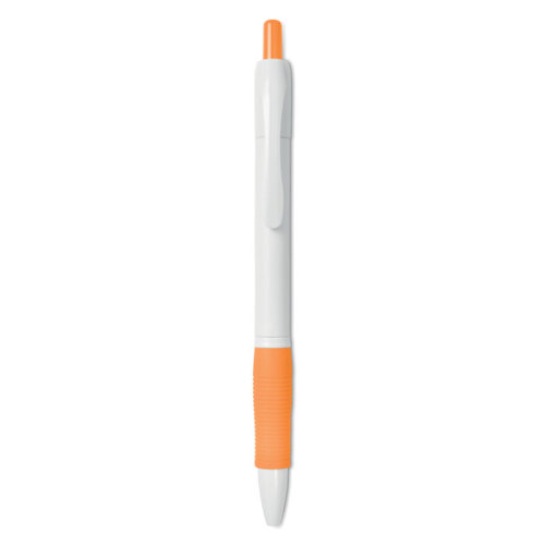 Długopis z gumowym uchwytem pomarańczowy MO9483-10 
