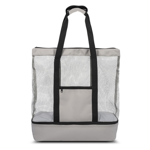 Torba plażowa, na zakupy, torba termoizolacyjna RPET | Maxwell Szary V7292-19 (2)