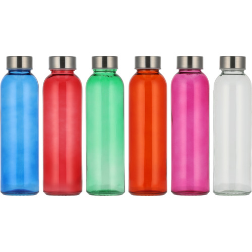 Butelka szklana INDIANAPOLIS 500 ml Czerwony 139405 (12)