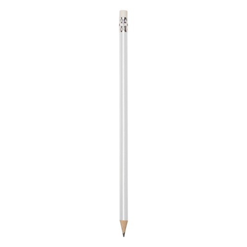 Ołówek z gumką biały V7682-02 (1)