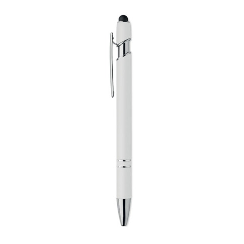 Długopis z rysikiem aluminium Bialy MO2798-06 (2)