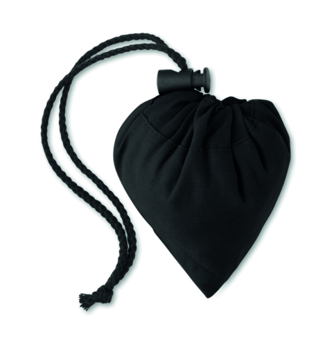 Składana bawełniana torba czarny MO9639-03 (1)