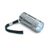 Aluminiowa mini latarka srebrny mat MO7680-16  thumbnail