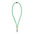 Paracord R-PET lanyard Zielony LT95306-N0031  thumbnail