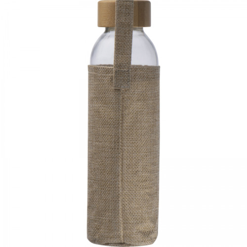 Butelka szklana z pokrowcem 500 ml CARLOTTA Przeźroczysty 6233566 (7)