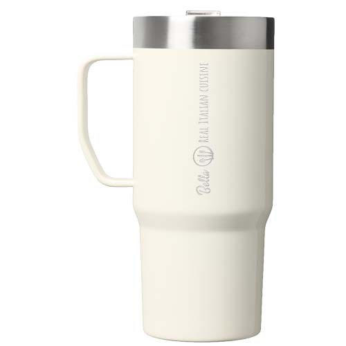Termoizolowany kubek Stanley Everyday Suburban o pojemności 710 ml, wykonany z recyklingowanej stali nierdzewnej  Kremowy 10098510 (1)