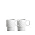Kubek do kawy COFFEE & MORE 2-szt, biały Biały 5018369-  thumbnail