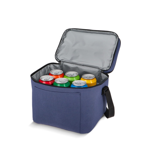 Torba termoizolacyjna R-PET 600D z podwójną komorą 30 x 20 x 24 cm 12 l Ciemnoniebieski LT95389-N0010 (2)