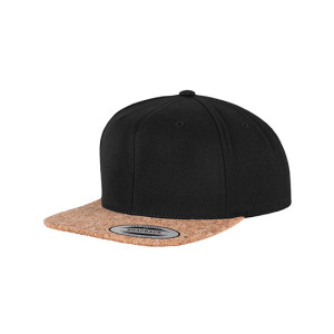 Czapka snapback z korkowym daszkiem