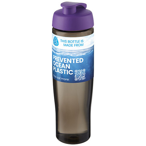 H2O Active® Eco Tempo 700 ml bidon z klapką Fioletowy 21044837 (1)
