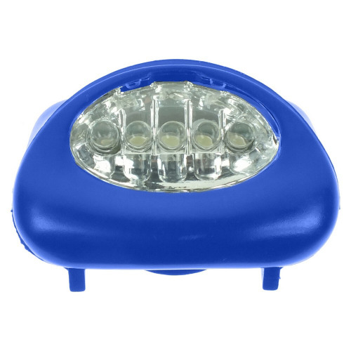 Latarka na głowę 5 LED Granatowy V5528-04 (1)