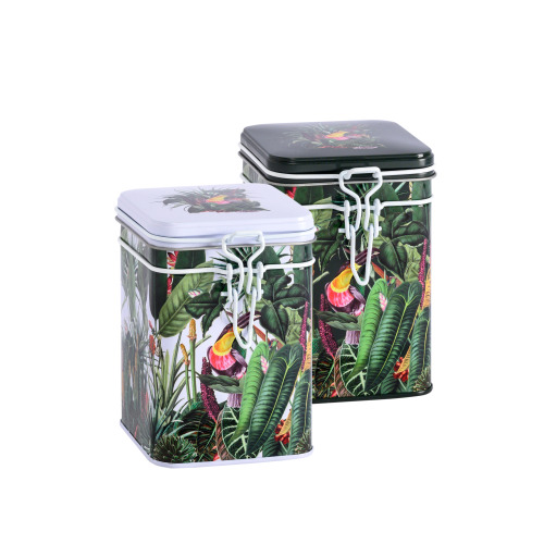 Puszka na herbatę 150g Rainforest light RF8282119-L Zielony EIGRF8282119-L (1)