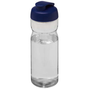 Bidon H2O Eco o pojemności 650 ml z wieczkiem zaciskowym Przezroczysty