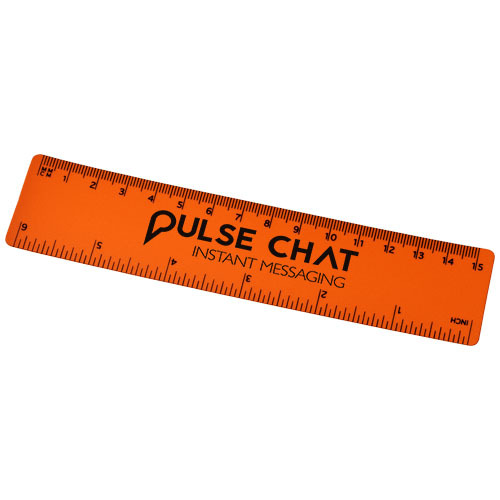 Linijka Rothko PP o długości 15 cm Pomarańczowy 21054003 (1)