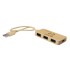 Bambusowy hub USB i USB typu C B'RIGHT | Kenzie drewno V7283-17 (1) thumbnail