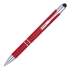 Długopis plastikowy touch pen z podświetlanym logo WORLD czerwony 089205  thumbnail