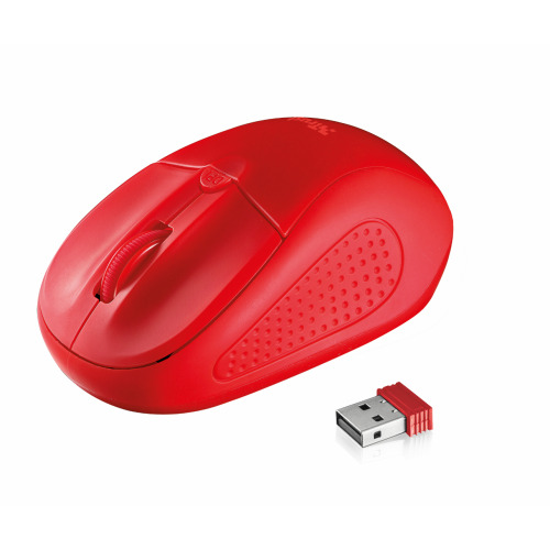 Bezprzewodowa mysz optyczna PRIMO Trust Czerwony EG 033305 
