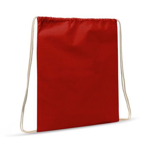 Worek plecak bawełniany OEKO-TEX® 35x45cm Czerwony LT95205-N0021 