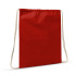 Worek plecak bawełniany OEKO-TEX® 35x45cm Czerwony LT95205-N0021  thumbnail