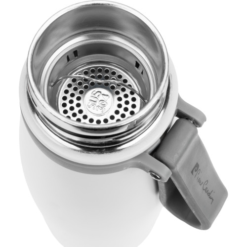 Butelka termiczna stalowa Pierre Cardin 650 ml Biały B9000501IP306 (8)