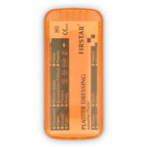 Pudełko z 5 plastrami z polietylenu (56 × 18 mm) Pomarańczowy LT90320-N0026 (1)
