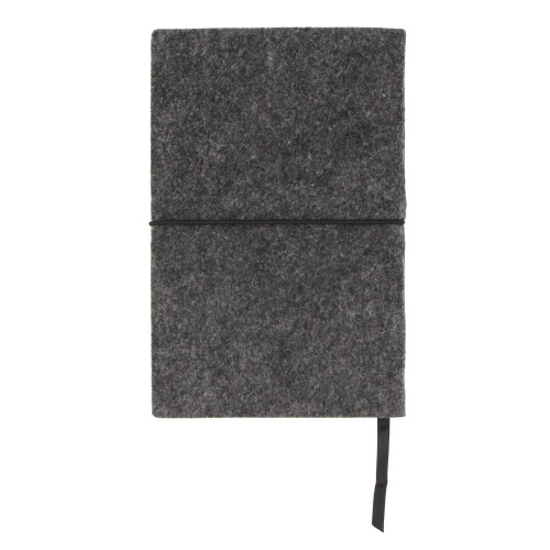 Filcowy notatnik A5 Ciemnoszary LT92068-N0060 (3)