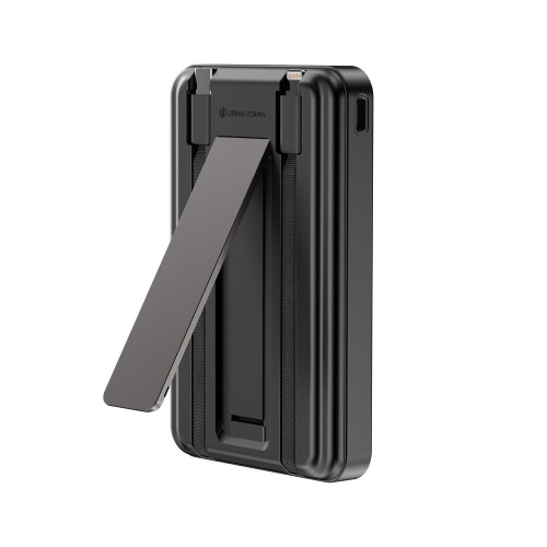 Power bank 10000 mAh, ładowarka bezprzewodowa Urban Vitamin Delano Czarny P322.7201 (10)