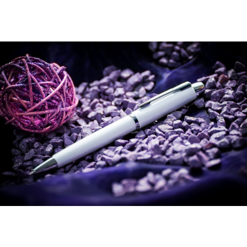 Długopis EXO Aries, biały lakier, wykończenia chromowane, etui premium biały EXP1030.01CTBP-B (3)