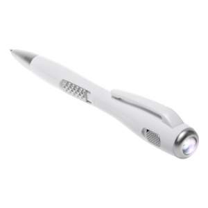 Długopis, lampka LED biały