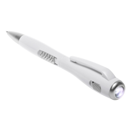 Długopis, lampka LED biały V1475-02B 