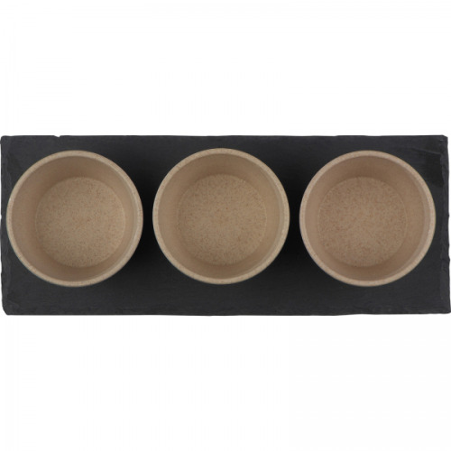 Zestaw miseczek z podstawką GRACIA Biały 8097506 (6)