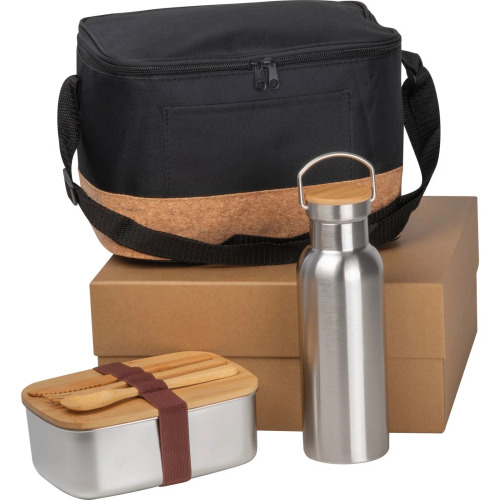 Zestaw butelka, lunch box, torba termiczna REIMS Wielokolorowy 3572mc 