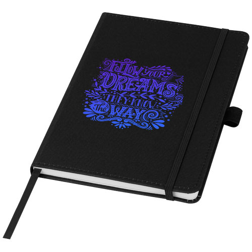 Thalaasa notatnik w twardej oprawie z plastiku pochodzącego z oceanów Czarny 10784690 (1)