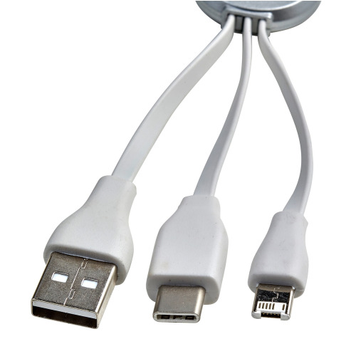 Kabel do ładowania Srebrny V3890-32 (2)