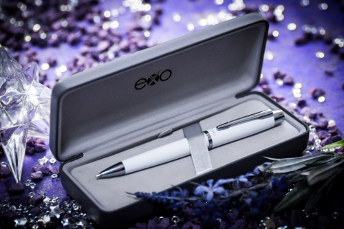 Długopis EXO Aries, biały lakier, wykończenia chromowane, etui premium biały EXP1030.01CTBP-B (4)