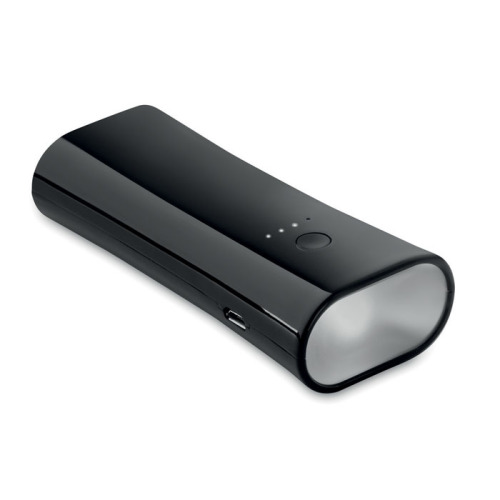 2w1 Powerbank z latarką Czarny MO8883-03 