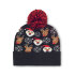 Świąteczna czapka z dzianiny czarny CX1529-03 (2) thumbnail