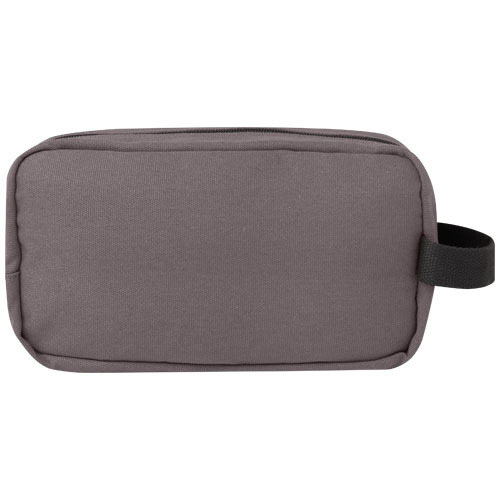 Joey kosmetyczka o pojemności 3,5 l z płótna z recyklingu z certyfikatem GRS Szary 13004182 (3)