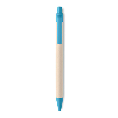 Długopis z kartonu po mleku turkusowy MO6822-12 (1)