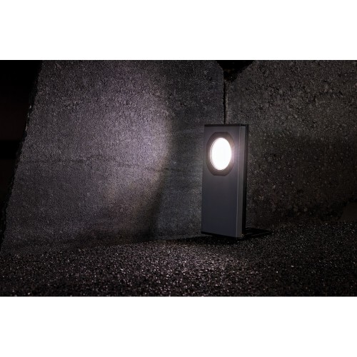 Lampka warsztatowa COB Gear X, ładowana przez USB szary, czarny P513.242 (9)