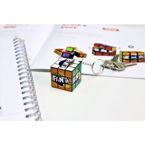 RUBIK's CUBE 3x3 brelok Wielokolorowy RBK02 (1)