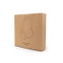 Składane bezprzewodowe słuchawki nauszne, bambusowe elementy biały V0190-02 (10) thumbnail