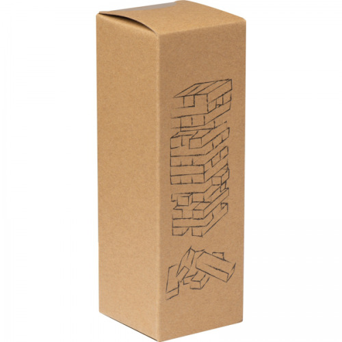 Gra typu jenga LEOPOLDO Brązowy 5074201 (2)