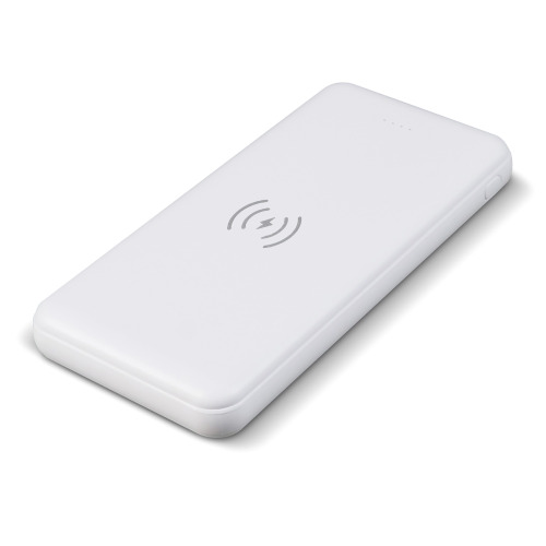 Elite Powerbank z bezprzewodową ładowarką 8000mAh Biały LT95096-N0001 