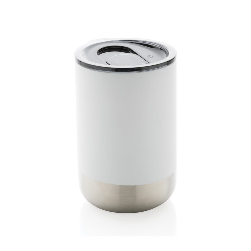 Kubek termiczny 360 ml, stal nierdzewna z recyklingu Biały P433.063 