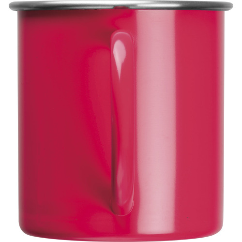 Kubek stalowy 350 ml TREZZO Czerwony 438005 (4)