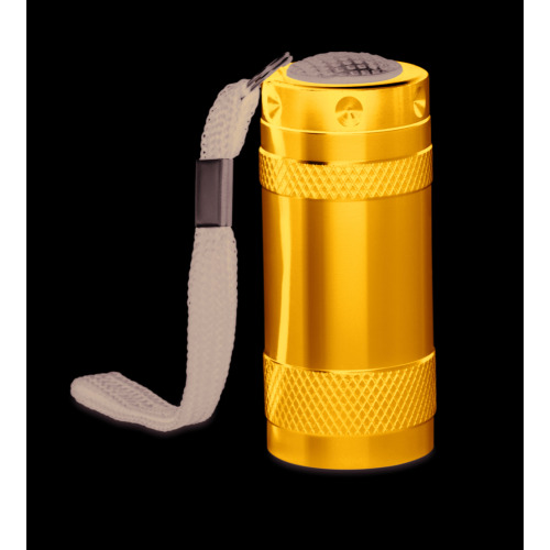 Aluminiowa mini latarka granatowy MO7680-04 (1)