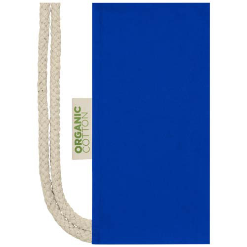 Odisha organiczny worek sznurowany z certyfikatem OCS o gramaturze 140 g/m², 5 l  Królewski niebieski 12078153 (3)